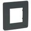 Рамка UNICA STUDIO однопостовая антрацит - NU200254 APC