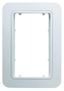 Рамка с вставкой для двойной розетки белая - 18002710 Lillium Makel