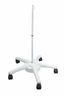 Стойка напольная мобильная для луп с подсветкой , пятилучевая, белая | 31-0820 REXANT MEET