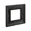 Рамка из металла, "Avanti", графитовая, 2 модуля | 4407852 DKC ДКС