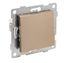 Выключатель перекрестный одноклавишный Ugra, механизм, 10А, 250В, шампань - С11В7-027 GUSI