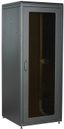Шкаф сетевой 19' LINEA N 38U 800х800мм стеклянная передняя дверь задняя металлическая черный - LN05-38U88-GM IEK