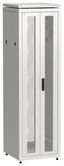 Шкаф напольный сетевой 19' LINEA N 42U 600х600мм передняя распашная перфорированная дверь задняя серый - LN35-42U66-2PP IEK