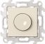 Светорегулятор LED поворотно-нажимной проходной 6-60Вт 230В цвета слоновая кость S24 Harmonie | 2412313-031 Simon