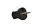 Вилка Accessories 1ф черн. LEZARD 715-0101-601B