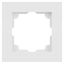 Рамка для розеток и выключателей Intro Accent 6-501-01М на 1 пост, СУ, белый матовый | Б0063730 ЭРА
