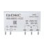 Реле миниатюрное ультратонкое, 1CO, ком. ток 6А, AgSnO2, напряжение 60V DC | RIS-60DC-1CO DKC ДКС
