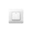 Выключатель 1-клавишный без фиксации с подсветкой, 10А, белый(NEW3-E) | 431527 CHINT