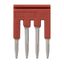 Гребенка XW5SP154RD для клемм XW5 Push-in Plus 1.5кв.мм 4п 500В 17.5А красн. Omron 669998