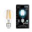 Лампа светодиодная филаментная LED 20 Вт 1850 лм 4100К А60 груша нейтральный E27 AC 220В прозрачная колба Black Filament - 102902220 Gauss