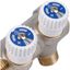 Коллектор распределительный 3/4', 2 отвода 1/2' - RG008SFVPBLRSJ STOUT SMB 6851 341202
