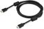 Кабель аудио-видео HDMI 1.4 (m)/HDMI (m) 1.8м. феррит.кольца черн. (HDMI-19M/19M-1.8M-MG) BURO 817219