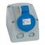 Розетка накладная - 16А 2К+З 230 В IP 44 | 090167 Legrand