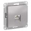 Розетка компьютерная AtlasDesign RJ45 кат.6A механизм алюм. SE ATN000386 APC
