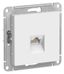Розетка компьютерная AtlasDesign RJ45 кат.6A механизм лотос SE ATN001386 APC