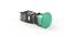 Кнопка нажимная возвратная грибовидная (1НО) зел. EMAS D100YM30Y