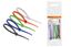 Хомуты 4,8х400 цветные набор 5 цветов (черный, белый, красный, синий, зеленый) (25 штук) | SQ0515-0362 TDM