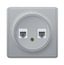 Механизм розетки комп. 2-м СП Florence RJ45 кат.5e сер. 1E20901302 OneKeyElectro 2172841 ССТ
