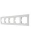 Рамка 5-м Karina горизонт. жемчуж./бел. перламутр LEZARD 707-3000-150