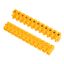 Клеммная винтовая колодка KВ-40 25-40, ток 100 A, полиэтилен желтый (10 шт./уп.) | 07-5040-3 REXANT MEET