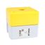 Корпус кнопочного поста КП-101 желт. 1 отв. IP40 КЭАЗ 362237