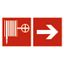 Пластина Указатель движения к пожарному крану направо PP-40205.F31 - a18429 BS