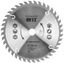 Диск пильный для циркулярных пил по ламинату 185 х 20/16 40T - 37775 РОС