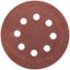 Круг шлифовальные с отверстиями (липучка) алюминий-оксидные 125мм Р 40 (уп.5шт) MOS 39832М