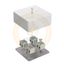 Коробка огнестойкая для кабель-канала 40-0450-FR6.0-6 Е15-Е120 75х75х30 IP42 6p, 6.0 мм.кв.| | Промрукав Строитель