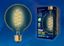 Лампа светодиодная декоративная LED 4вт 220-240В шар G95 400Лм Е27 2250К золотая колба спиральная нить Uniel Vintage - UL-00001818