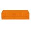 Пластина торцевая и промежут. оранж. WAGO 283-352