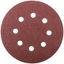 Круги шлифовальные с отверстиями (липучка), алюминий-оксидные, 125 мм, 5 шт Р 40 - 39662 РОС