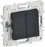 Выключатель перекрестный 2-кл. SKANDY 10А SK-V06G графит IEK SK-V23-0-10-K53
