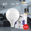 Лампа светодиодная LED G95-15W-6000K-E27 (диод, шар декор, 15Вт, холод, E27) (20/560) | Б0049079 ЭРА