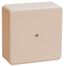 Коробка распределительная КМ для о/п 75х75х20мм слоновая кость | UKO10-075-075-020-K32-E IEK