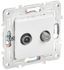 Розетка двойная TV+SAT SKANDY SK-A13W арктич. бел. IEK SK-AF20-O-K01