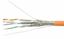 Кабель витая пара SF/UTP кат.5E 4 пары 24 AWG ОЖ solid экран-фольга + медн. оплетка LSZH SFUTP4-C5E-S24-IN-LSZH-OR-305 оранж. (уп.305м) Hyperline 376326