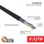 Кабель витая пара F/UTP кат.5E 4х2х24AWG solid CU ZH нг(А)-HF OUTDOOR черн. (уп.305м) Rexant 01-0165 MEET