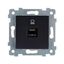 Аксиома Механизм розетки низковольтной ПК скрытой установки РК1-458 Антрацит - 121030 Кунцево