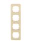 Рамка 4-м ASTI вертикал. крем. LEZARD 7081-0300-154
