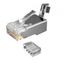 Коннектор Eurolan, RJ45, кат. 6A, экр., для полевой установки, 50 шт, цвет белый, FTP - 13A-EA-12WT