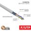 Кабель витая пара F/UTP, CAT 5e, PVC, 4х2х0,52 мм, 24AWG, INDOOR, SOLID, серый, 305 м REXANT PRO | 02-0025 MEET