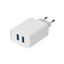 Устройство зарядное сетевое для iPhone/iPad 2 x USB 5В 2.4А бел. Rexant 16-0276 MEET