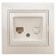 Розетка информационная RJ45, СУ, Plano, сл.кость, 1-303-02 - Б0027622 ЭРА