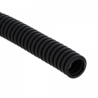 Труба гофрированная ПНД d20мм с протяжкой черн. (уп.100м) Plast PROxima EKF tpnd-20