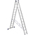 Лестница двухсекционная алюминиевая Алюмет H2 5212 2x12 ступеней Alumet