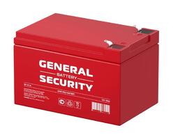 Аккумулятор 12В 12А.ч General Security GS12-12 купить в Москве по низкой цене