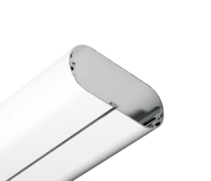 Профиль алюминиевый MP1000 Al белый, линейный, 1м | 1043081000 АСТЗ (Ардатовский светотехнический завод)