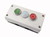 Пост с двумя кнопками; бел. сигнальной лампой; 2 размыкающих + замыкающих контакта обозначениями O II M22-I3-M2 EATON 216533