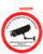 Наклейка «Охрана, ведётся видеонаблюдение» 10х10 см полиэстер DUCKANDDOG